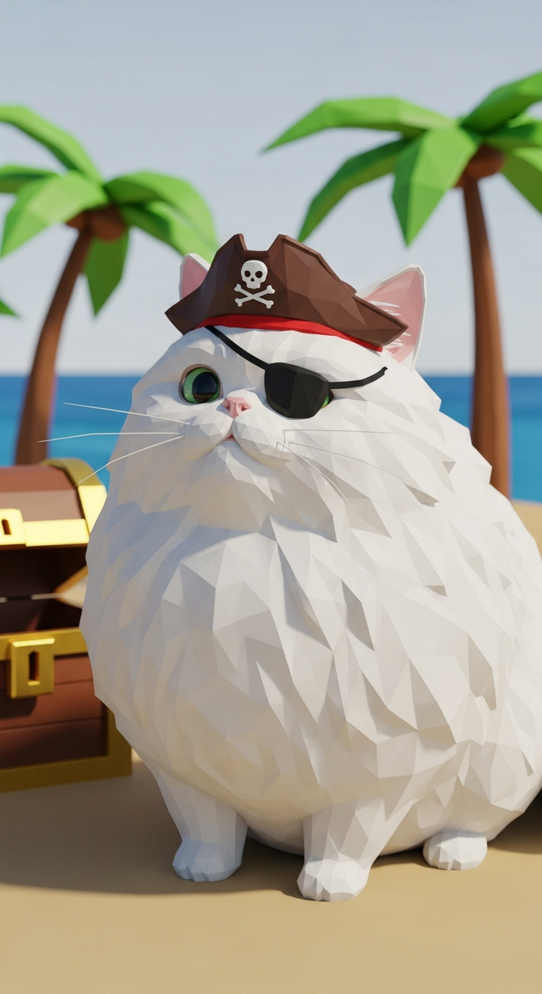 Cat Pirate & Fresh Fish