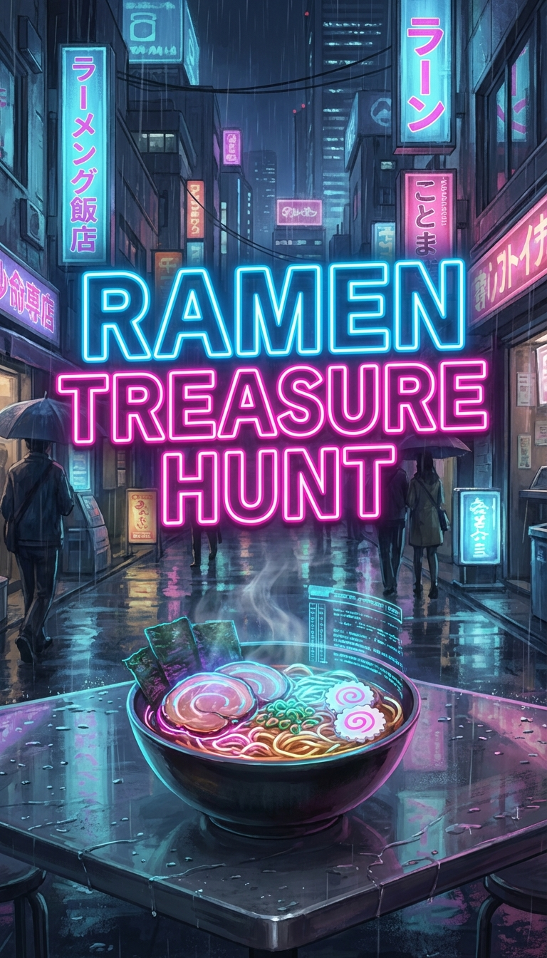 Cyberpunk Tokyo: Ramen Treasure Hunt